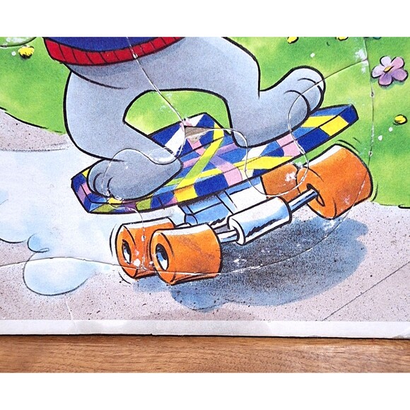 Lot of 1980's Frame Tray Puzzle Golden Pound Puppies Sesame Street Horse Kids - Picture 8 of 16